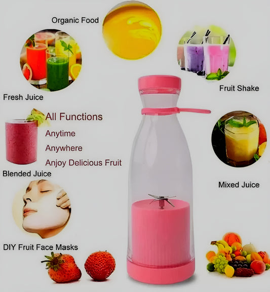 Mini Portable Blender Rechargeable Electric Fruit Juicer Mixers