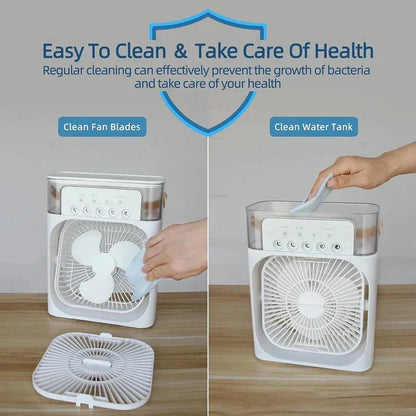 Portable Air Conditioner Fan USB Electric Fan