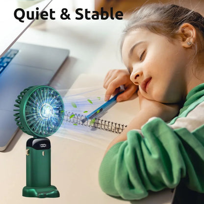Foldable Type-C Rechargeable Handheld Fan