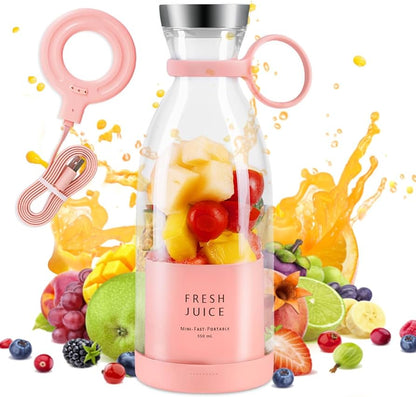 Mini Portable Blender Rechargeable Electric Fruit Juicer Mixers