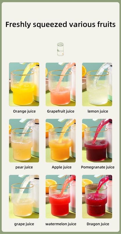 Rechargeable Automatic Juicer for Fresh Fruit Juice
