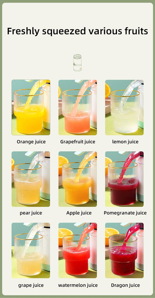 Rechargeable Automatic Juicer for Fresh Fruit Juice