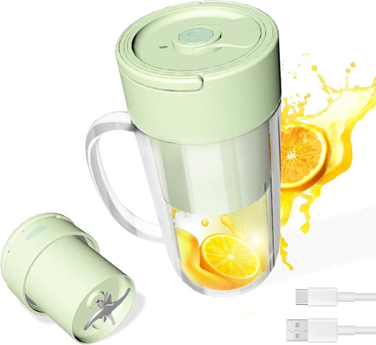 Mason Portable Mini juicer Blender With Straw Cup