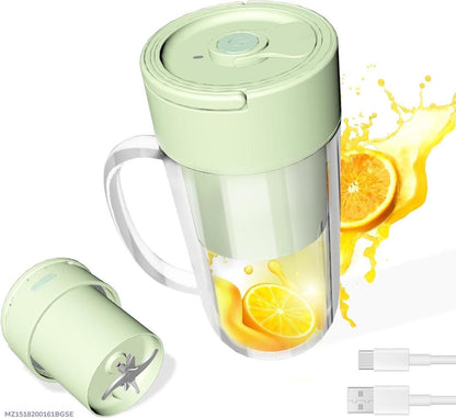 Mason Portable Mini juicer Blender With Straw Cup