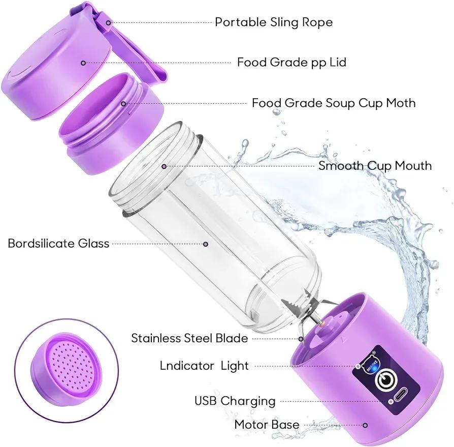 Portable Electric Juicer Blender for Fresh Smoothies