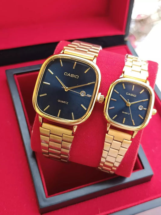 Premium Couple Watch Set – Luxury Quartz Watches for King & Queen