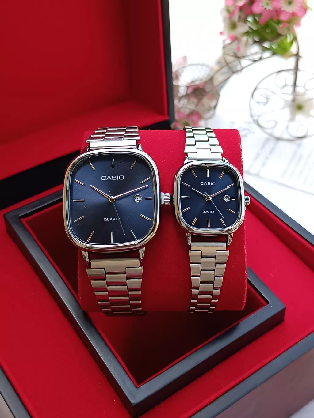Premium Couple Watch Set – Luxury Quartz Watches for King & Queen